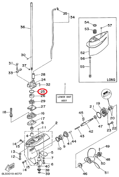 Кольцо уплотнительное Yamaha 93210-33M85-00
