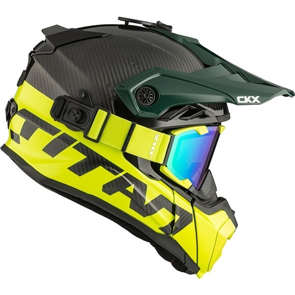 Шлем CKX TITAN Original CARBON Lime/Green