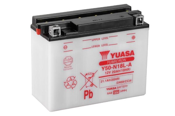 Аккумулятор YUASA Y50-N18L-A 12V/20A