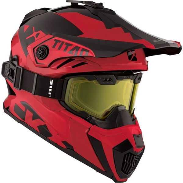 Шлем CKX TITAN Air Flow Extra RED