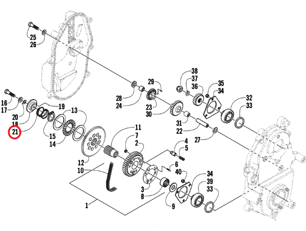 Пружина КПП Arctic Cat 0602-028