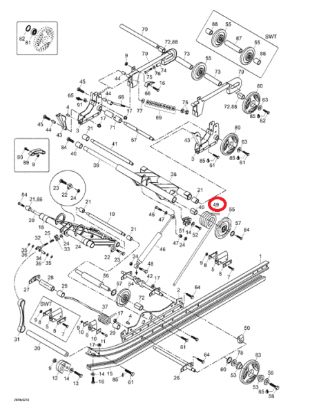 Пружина подвески BRP M538806