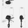Лодочный мотор Tohatsu MFS3.5C S 4T