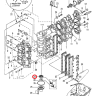 Сальник коленвала Tohatsu 334-00122-0-YM 40-50 2T/ 4-6 4T
