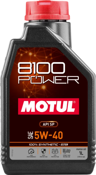 Масло моторное MOTUL 8100 POWER 5W-40 1L