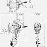 Лодочный мотор Tohatsu MFS20EW S 4T