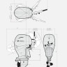 Лодочный мотор Tohatsu MFS140AWETL 4T