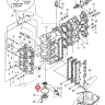 Сальник коленвала Tohatsu 3C8-01215-0-YM 40-50 2T